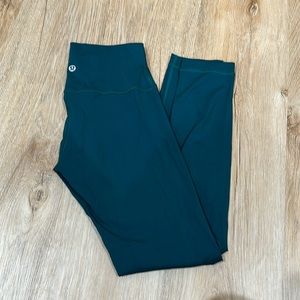 Lululemon Align Leggings (dark teal) Size 4; 23” inseam